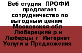Веб-студия «ПРОФИ» предлагает сотрудничество по выгодным ценам! - Московская обл., Люберецкий р-н, Люберцы г. Интернет » Услуги и Предложения   